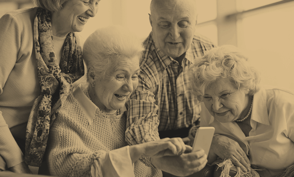 seniors enjoying time in wlc faciltiy in southern il. medicare certified skilled nursing community